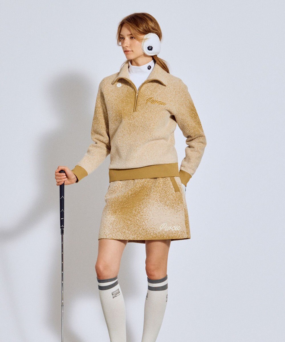 PW CIRCULUS 【手洗い洗濯可】 【WOMEN】グラデーションニットスカート ゴルフ レディース 