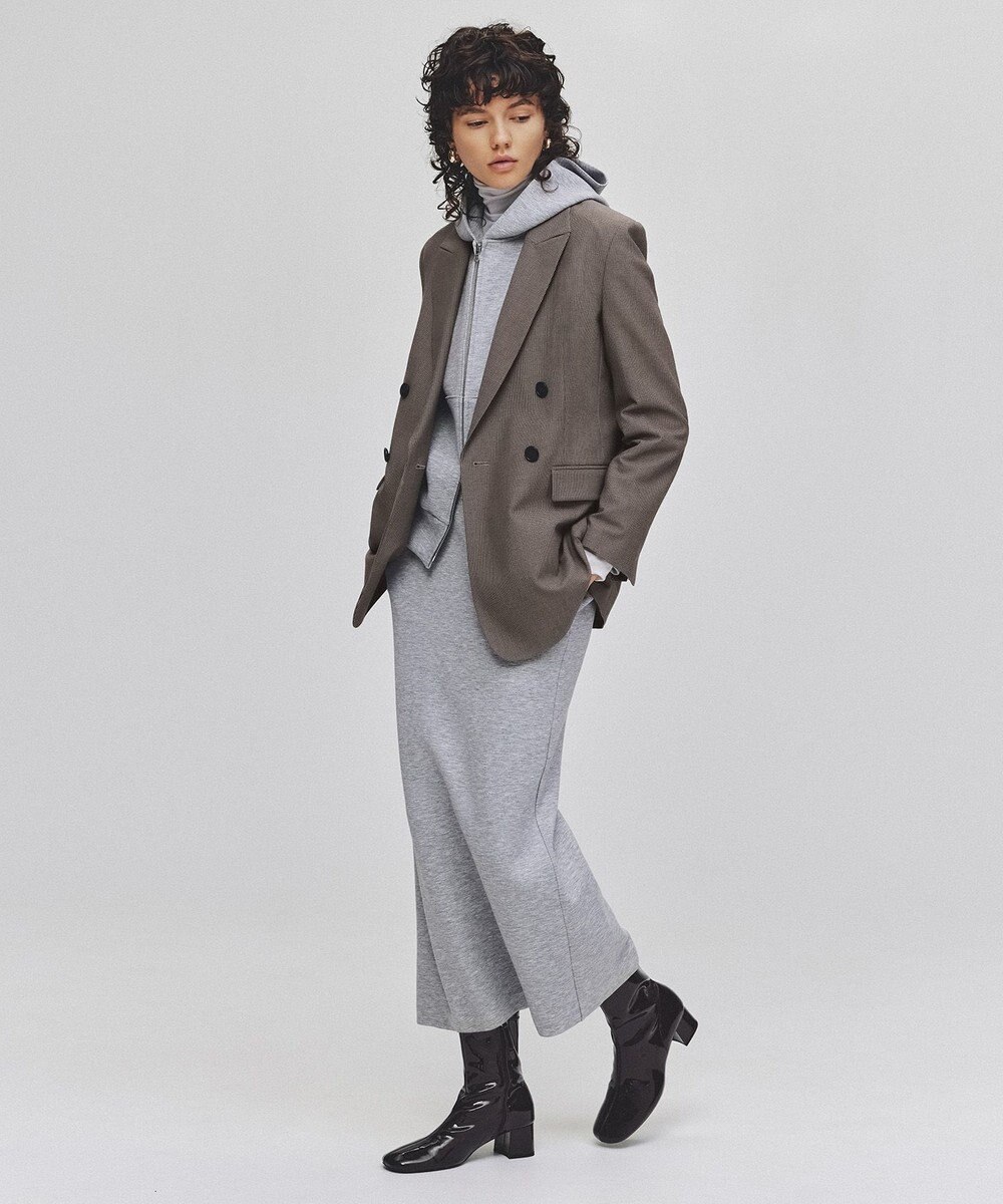 UNFILO 【新色登場/WEB限定】BEAUTY FORM JERSEY ZIPパーカー 