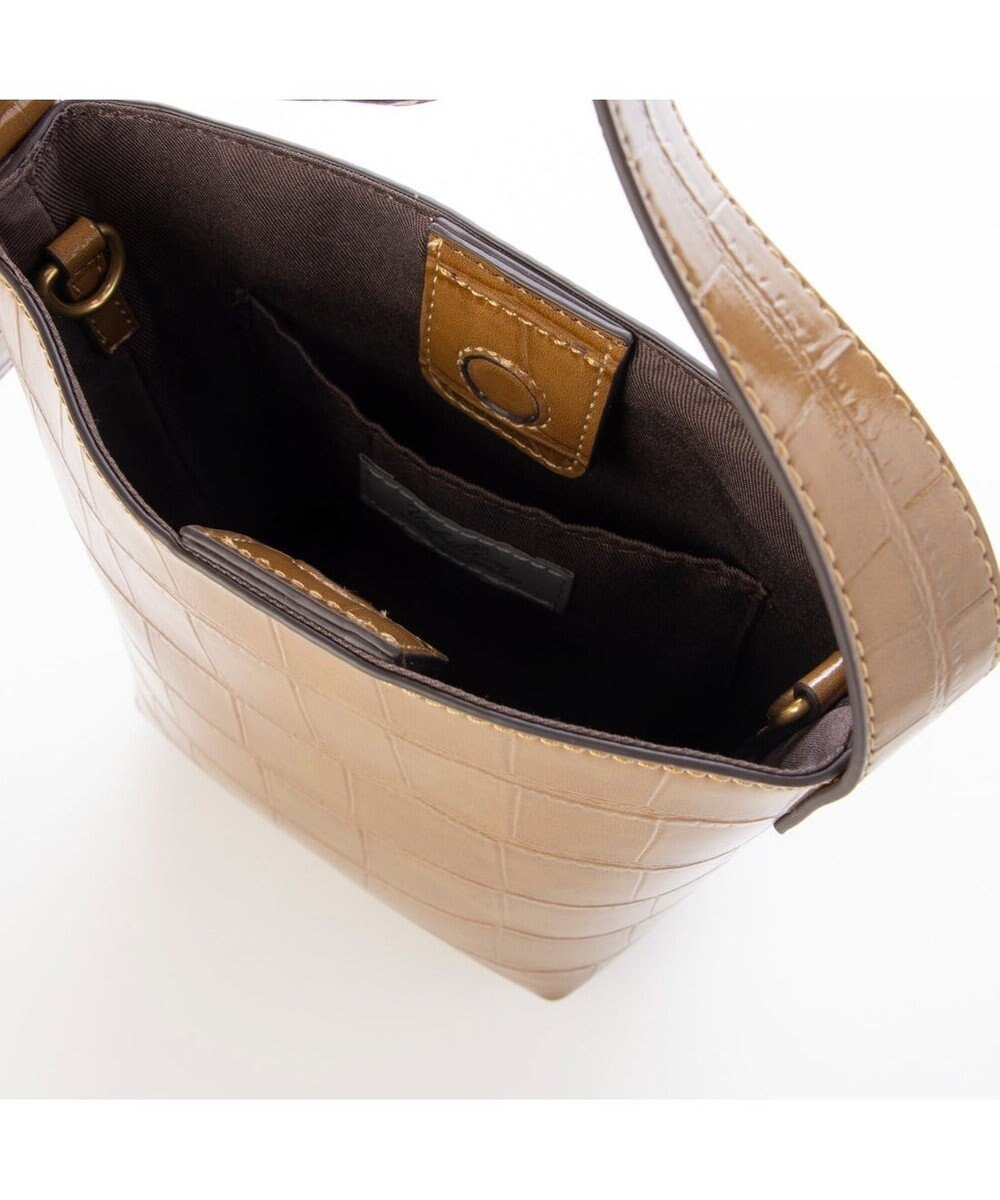 UNBILLION カシュカシュ cachechche / クロコ型押し2wayミニショルダー 