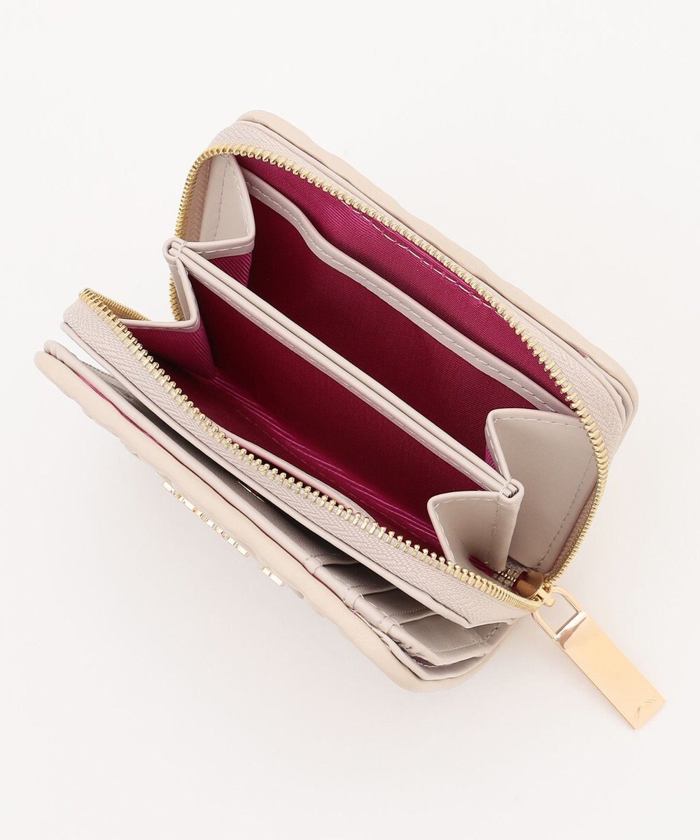 LA BAGAGERIE シープレザープリーツ加工二つ折り財布 