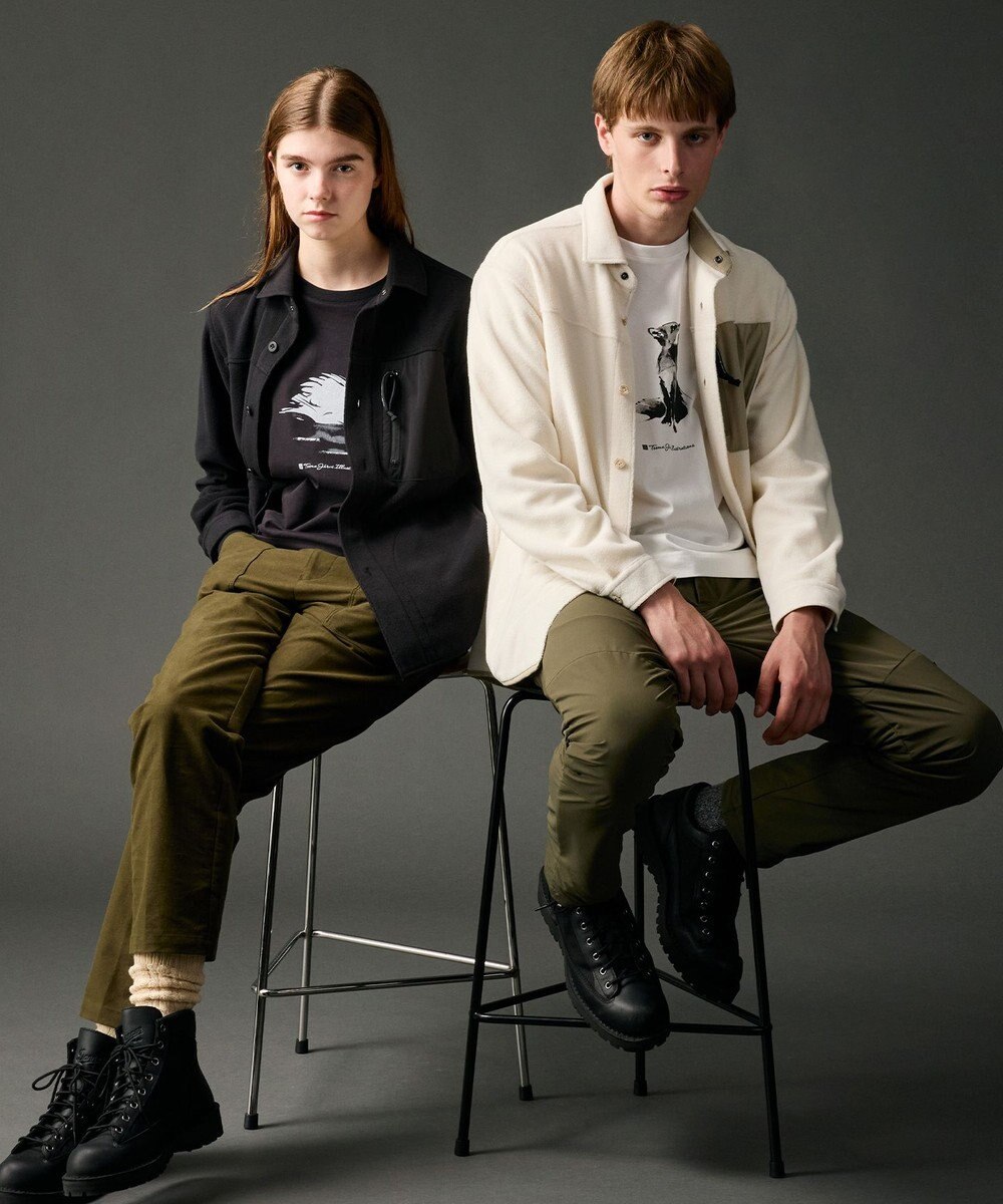 JOSEPH ABBOUD MOUNTAIN 【テーム・ヤルヴィモチーフ】プレーティング天竺 ロングTシャツ 