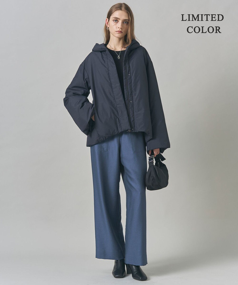 ICB 【WEB限定カラーあり・撥水加工】ADSダウン フーデットミドル丈コート 