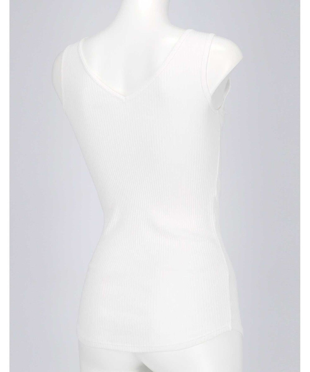 une nana cool 綿100% リブ編みコットン タンクトップ 