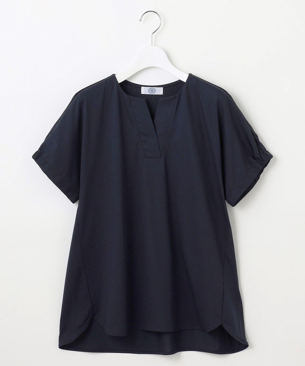 J.PRESS LADIES L 【接触冷感】プレーティングジャージー フレンチスリーブ カットソー 