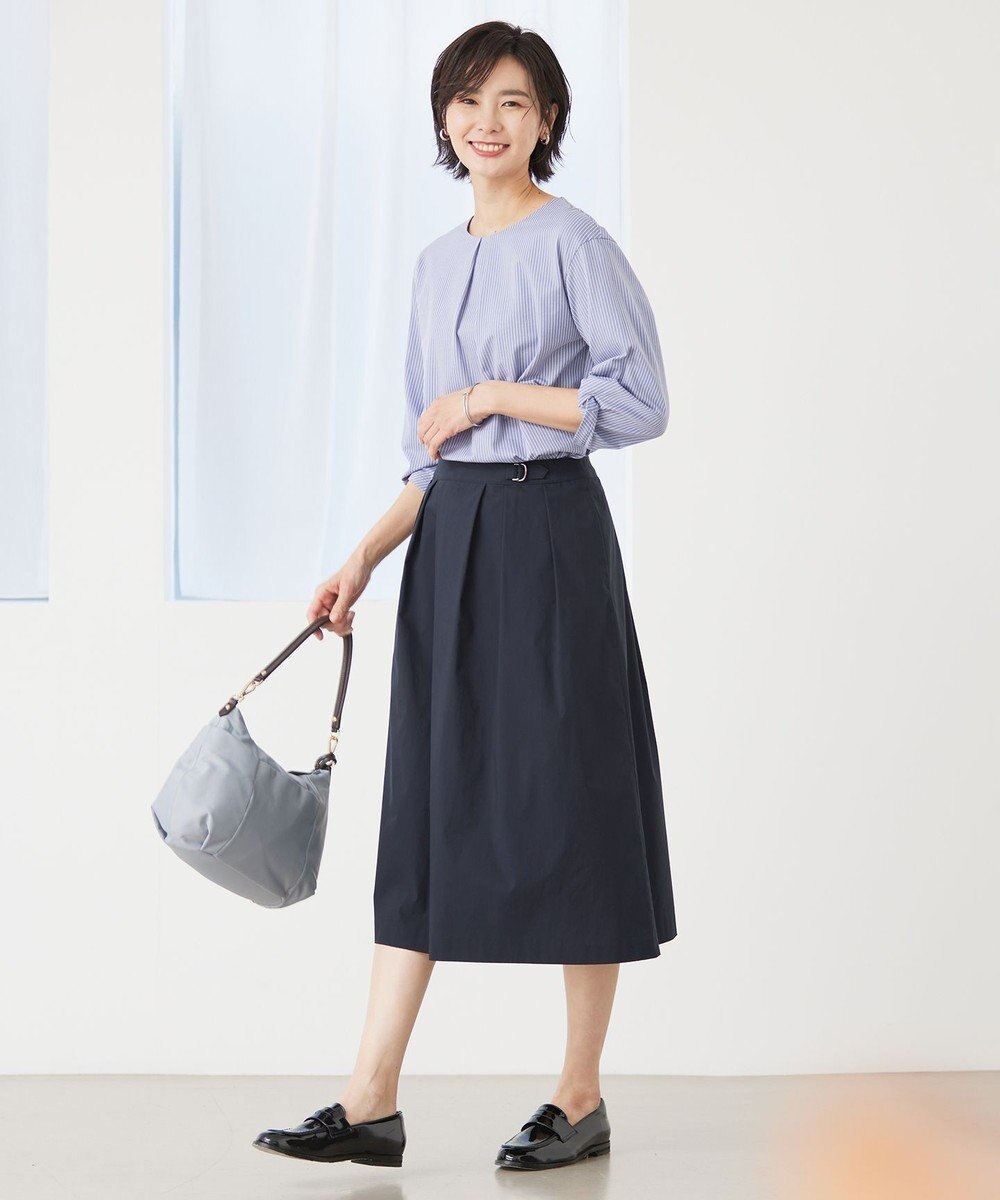 J.PRESS LADIES 【洗える】バイオエアフロー フレアー スカート 