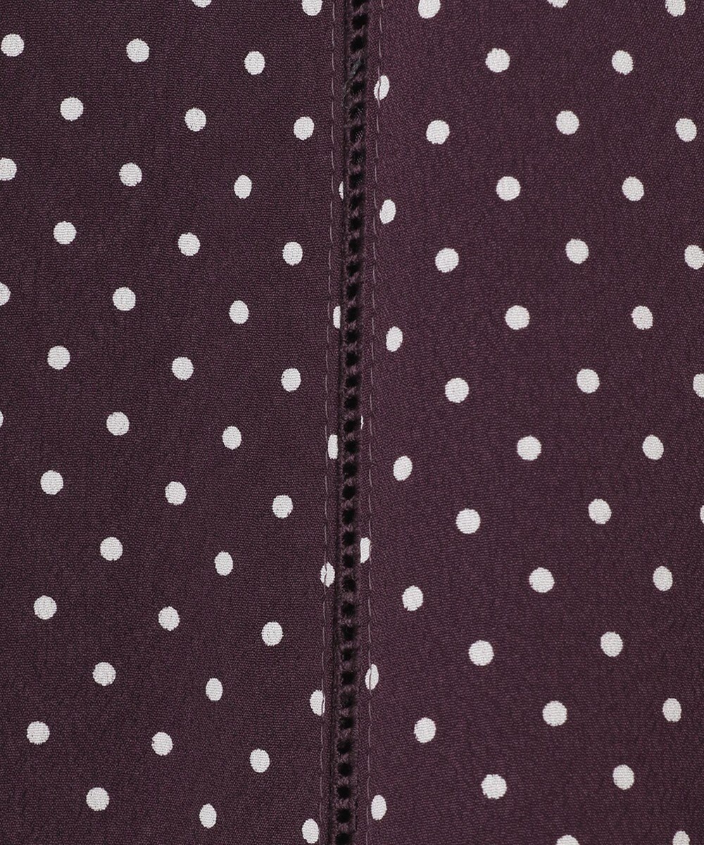 J.PRESS LADIES 【洗える】 ドットプリント フレアー スカート 