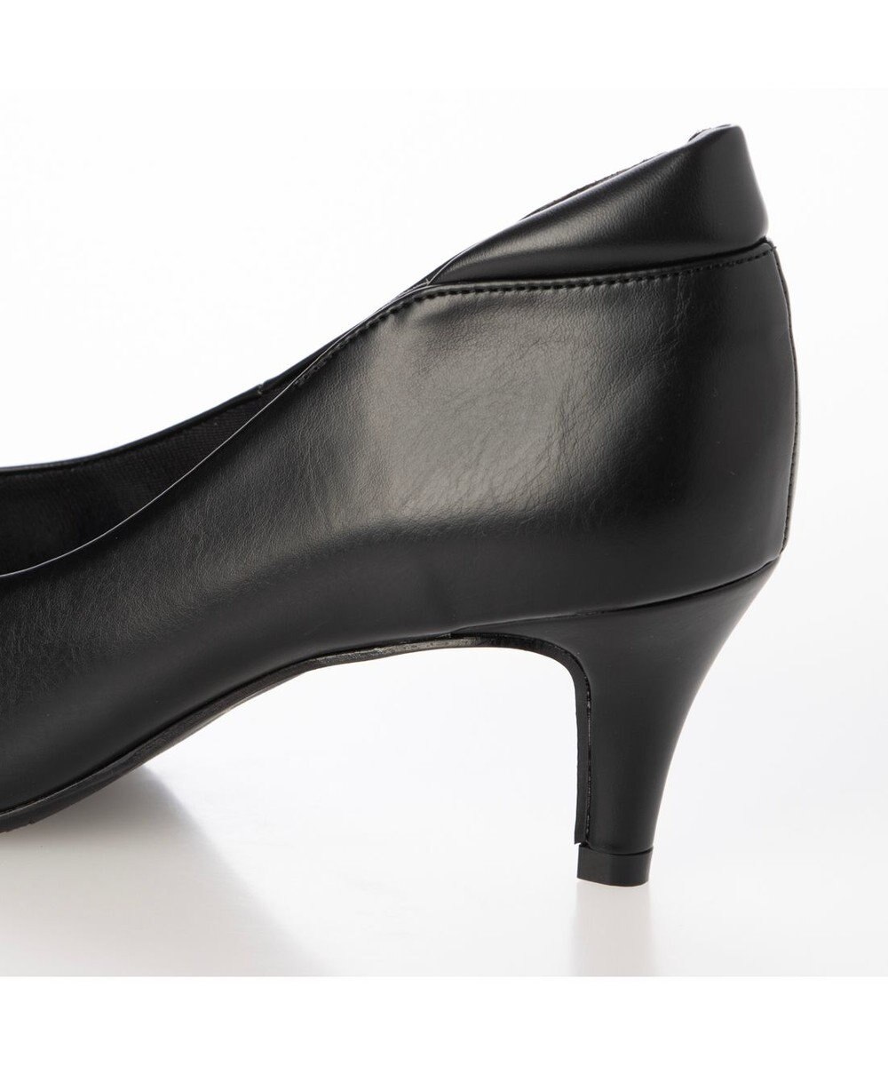 MODE ET JACOMO <carino>【レイン対応】ポインテッドトゥ パッド付きヒールパンプス 