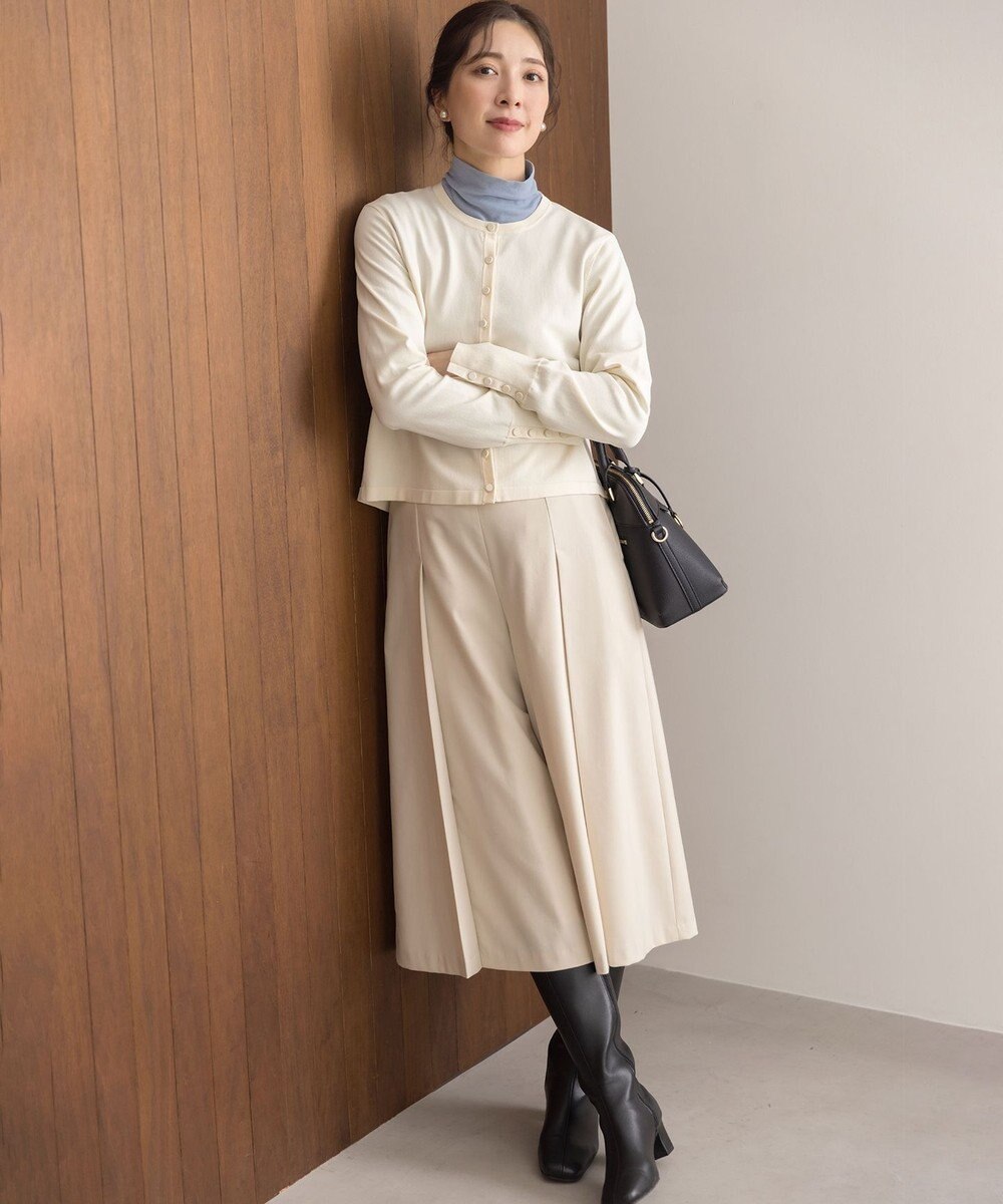 組曲 S ハンサムツイルキュロット パンツ 