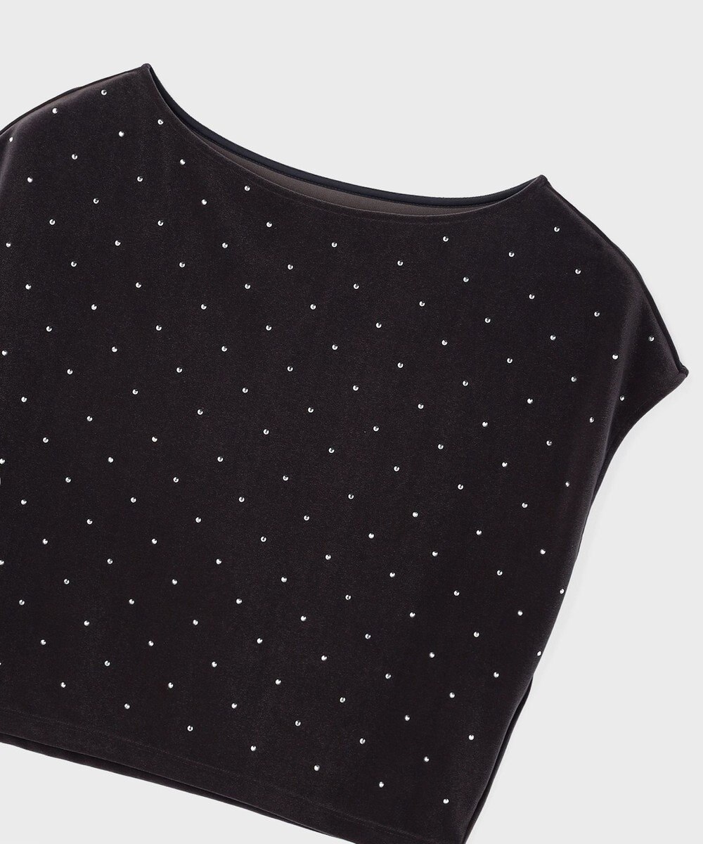 GRACE CONTINENTAL ベロアルーズカットトップ 