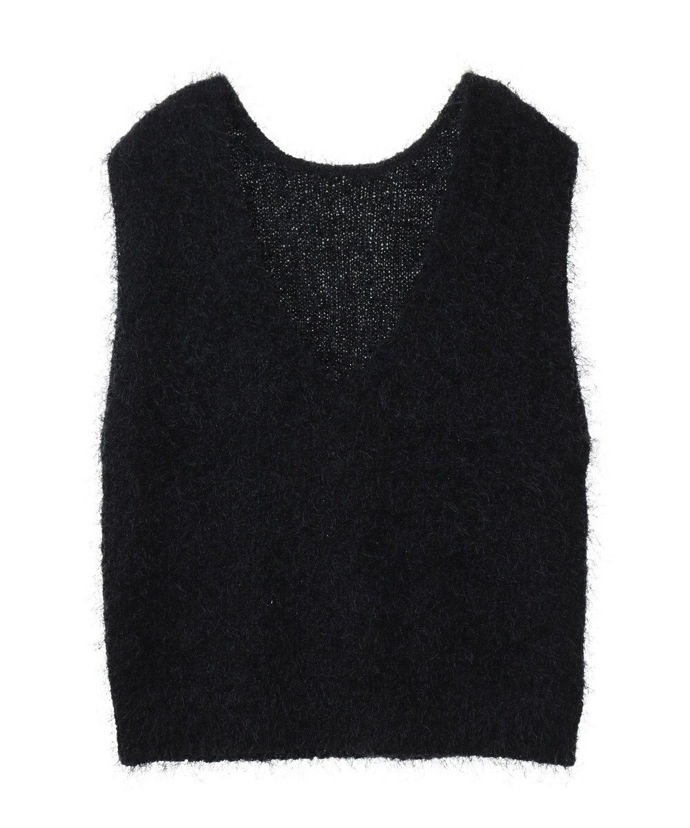 AMERICAN HOLIC 選べる丈２サイズ前後２ｗａｙシャギーベスト 