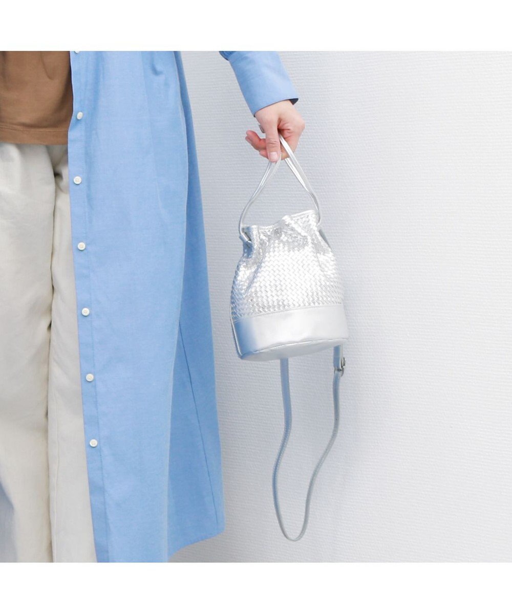 UNBILLION 【テレビ ドラマ着用アイテム】ペルケ perche / レザーメッシュ2wayバゲットバッグ 