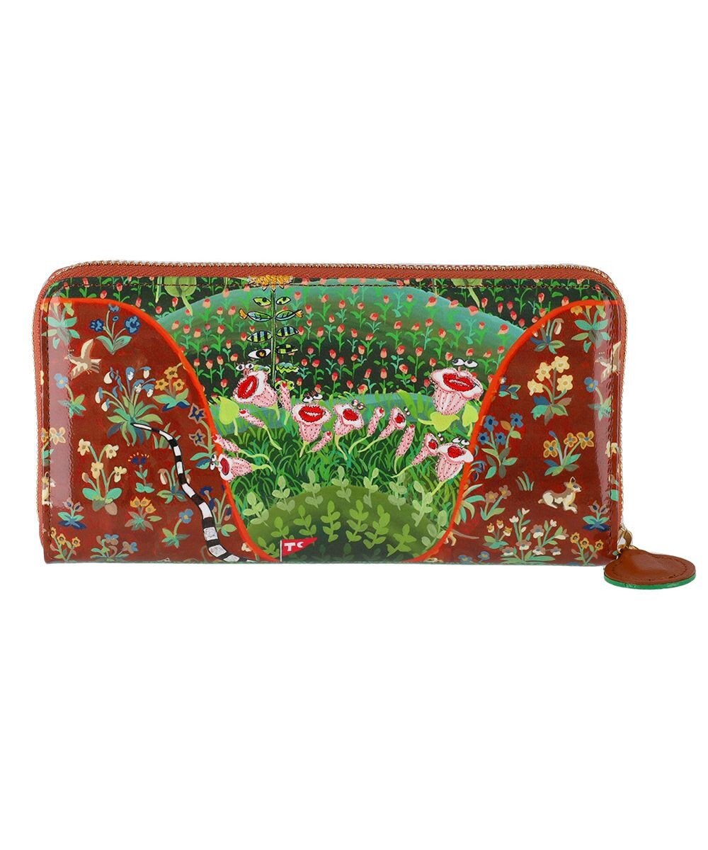 tsumori chisato CARRY ガーデンゴルフクラブ ラウンドファスナー長財布 