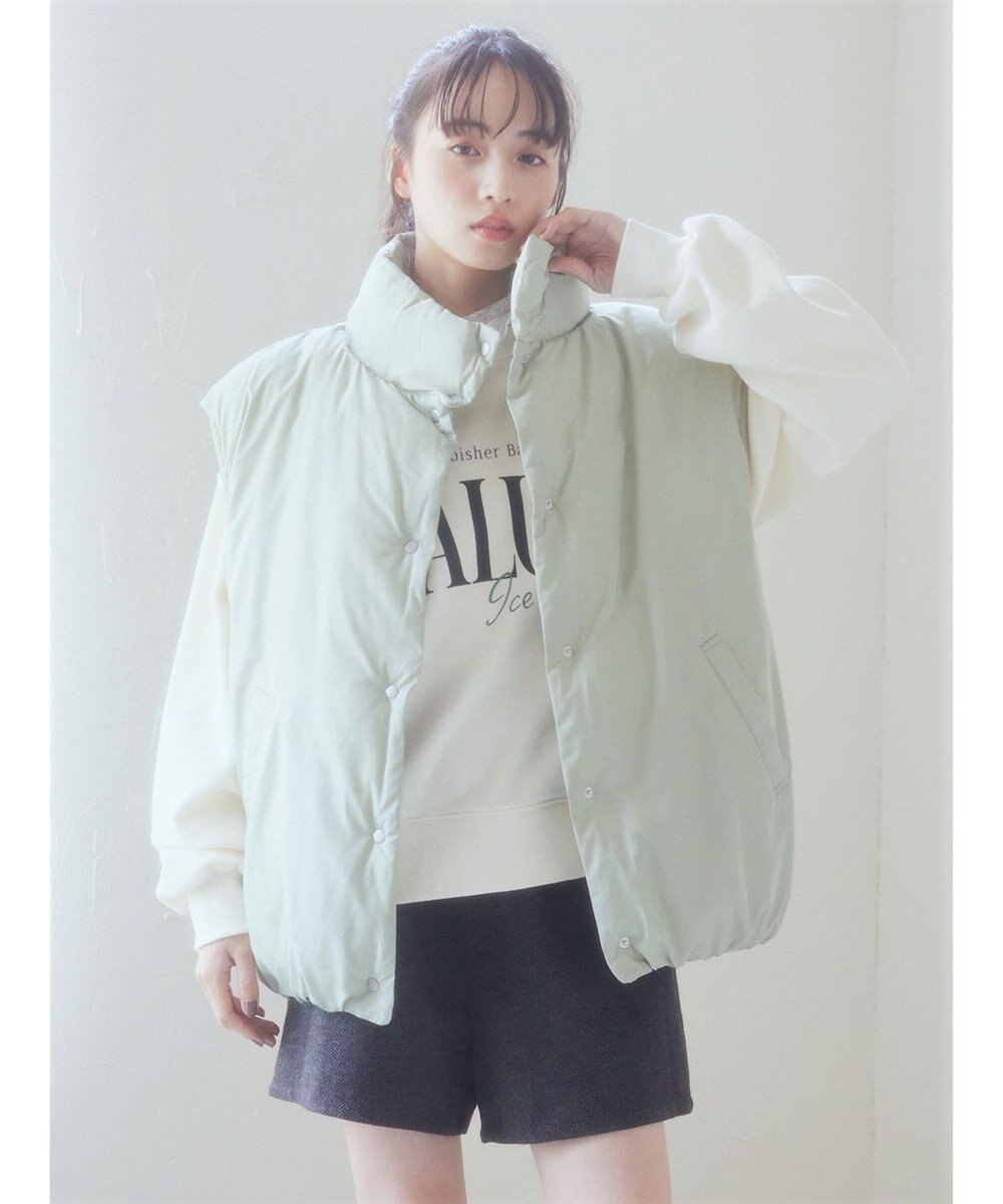 earth music&ecology パファーベスト 