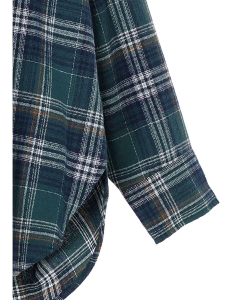 CRAFT STANDARD BOUTIQUE チェックバンドカラーサークルブラウス 