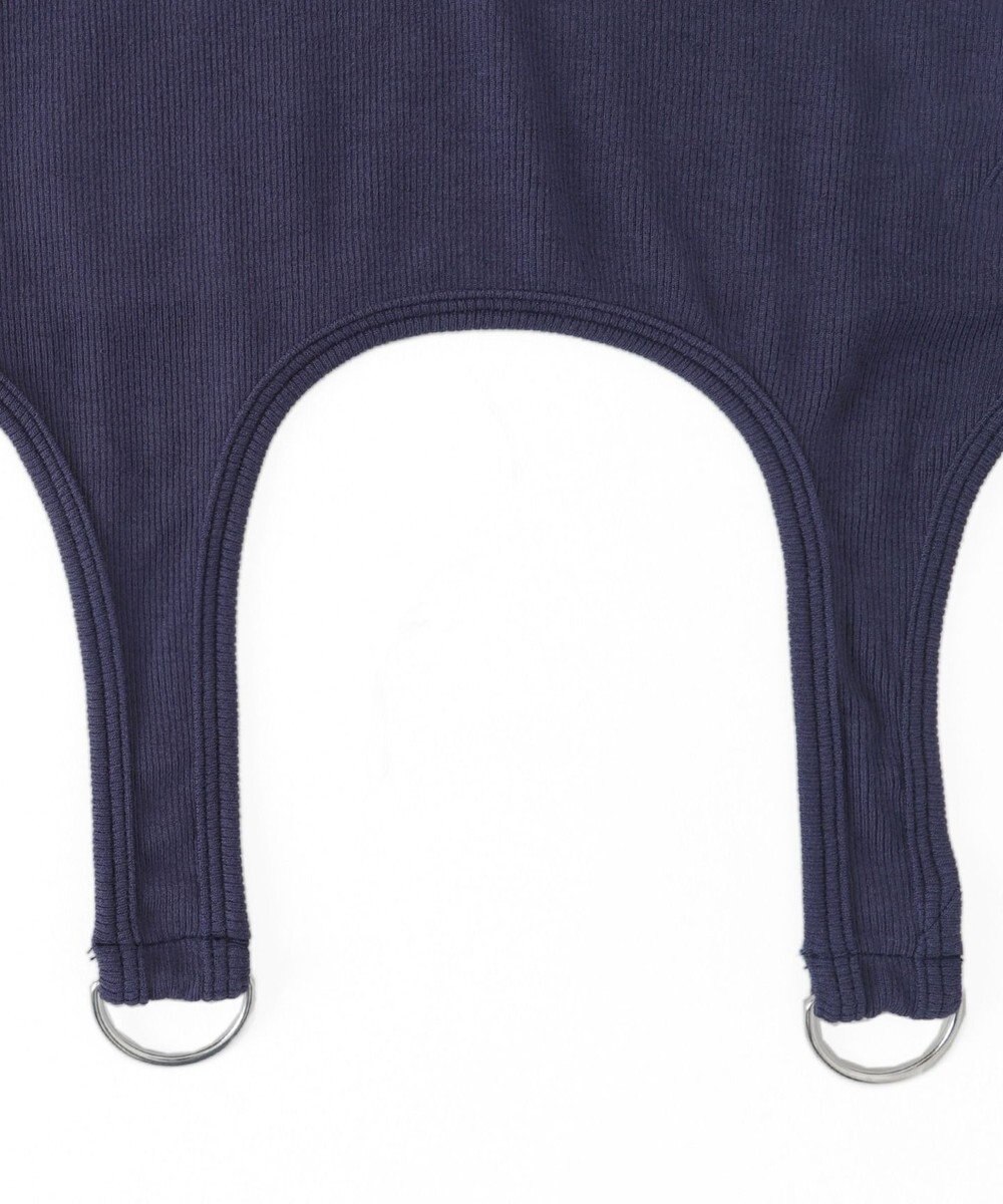 WEGO ナンバリングガーターリブトップス 