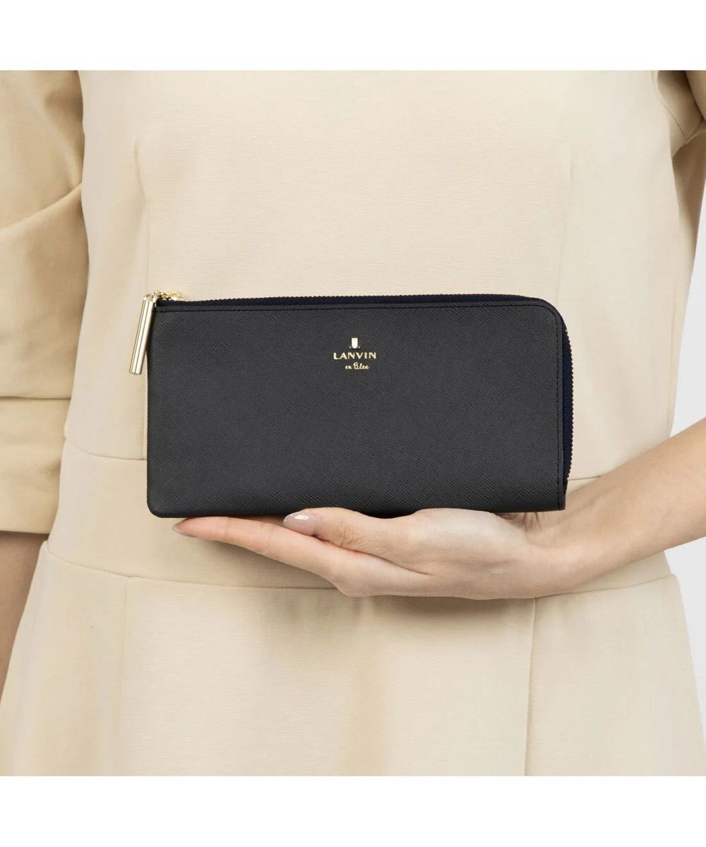 LANVIN en Bleu リュクサンブール Lファスナー長財布 