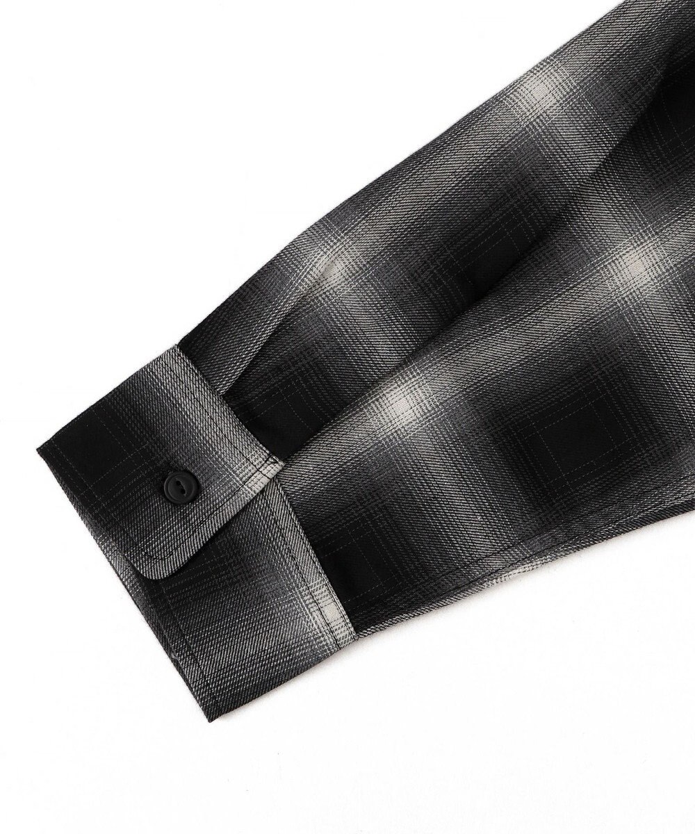 WEGO 【ユニセックス着用ITEM/SMLサイズ展開】オンブレチェックシャツ（LS） 