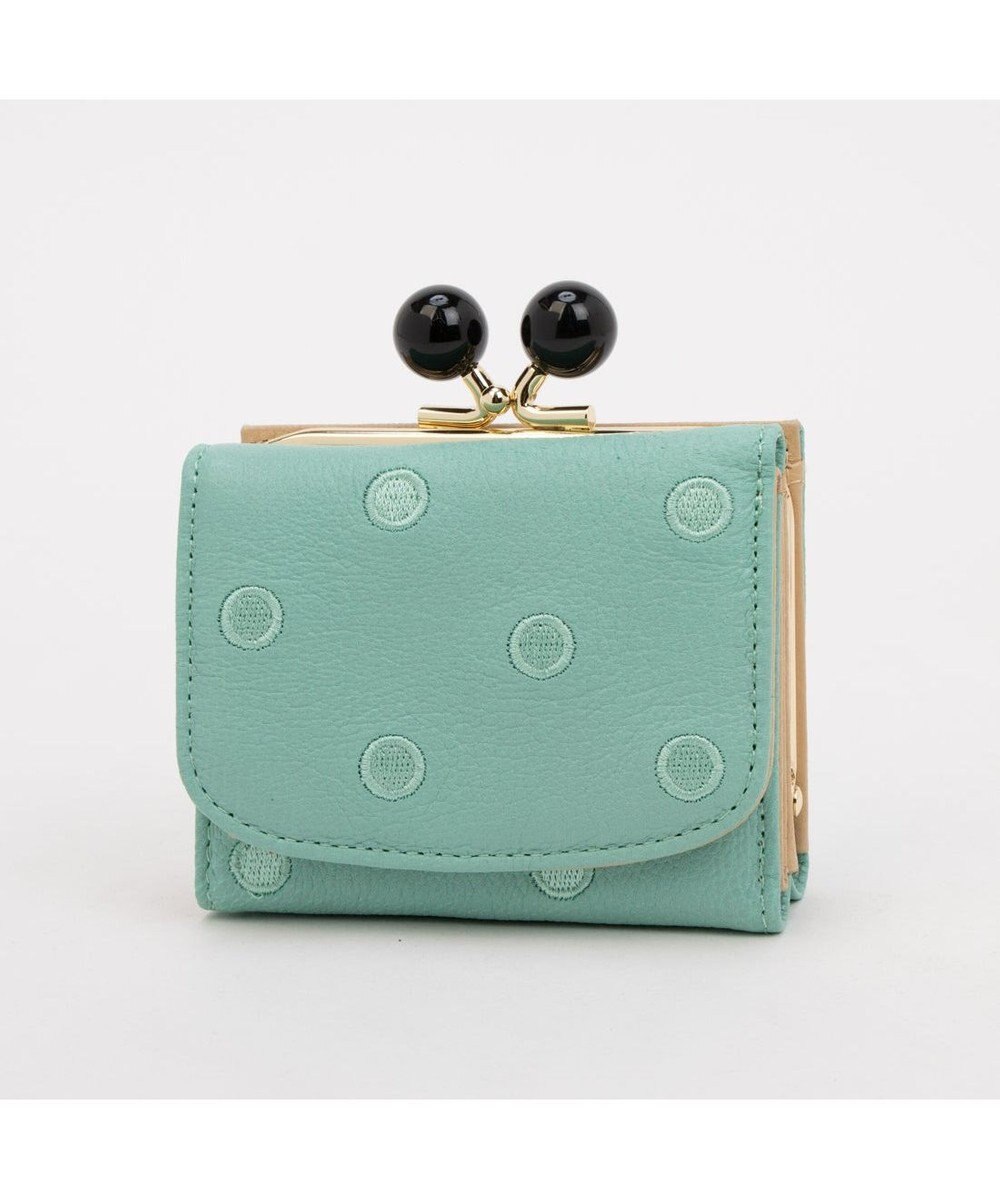 UNBILLION ペルケ perche / アクリル玉三つ折りミニサイフ 