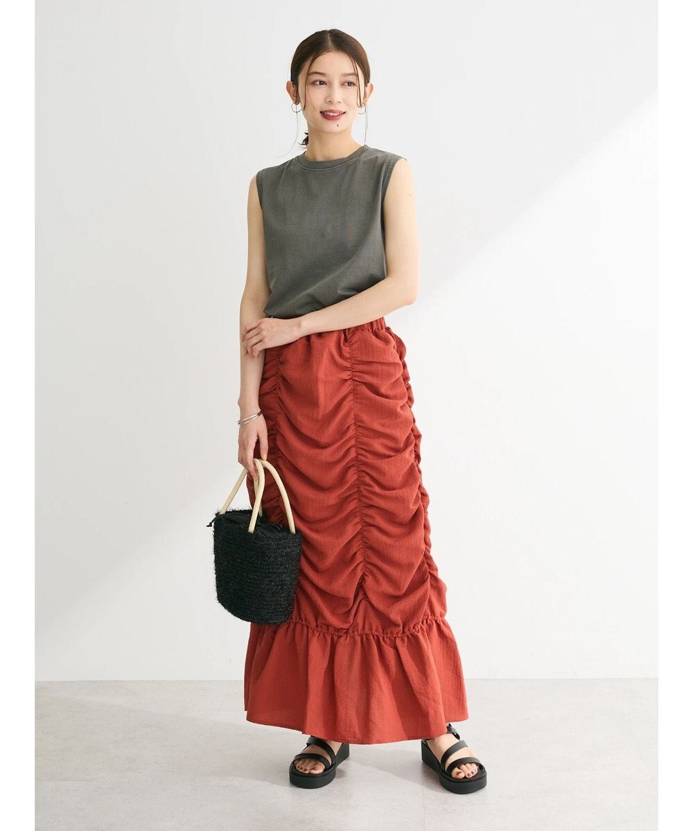 Green Parks ・ＳＵＧＡＲ　ＳＰＯＯＮ　ギャザーＩラインスカート 