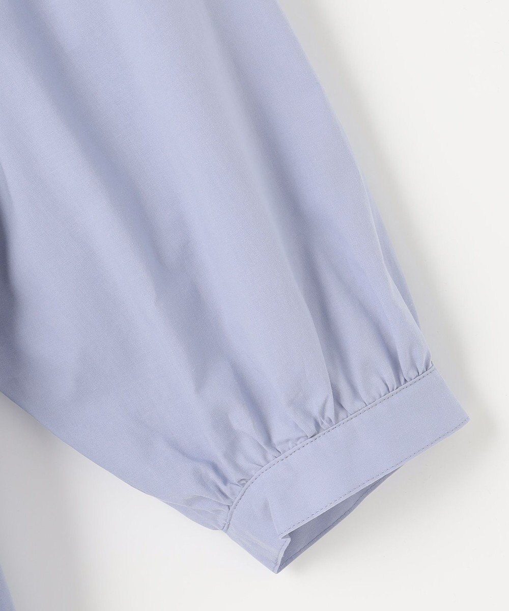 自由区 【洗える・XSサイズあり】ジオメトリックエンブロイダリー ブラウス 