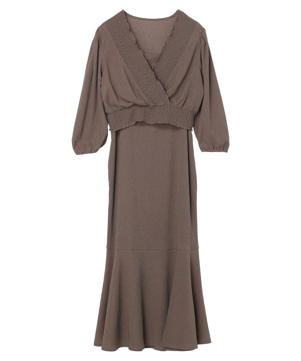 earth music&ecology ＳＥＴ２点カシュクールプルオーバー＋ワンピース 