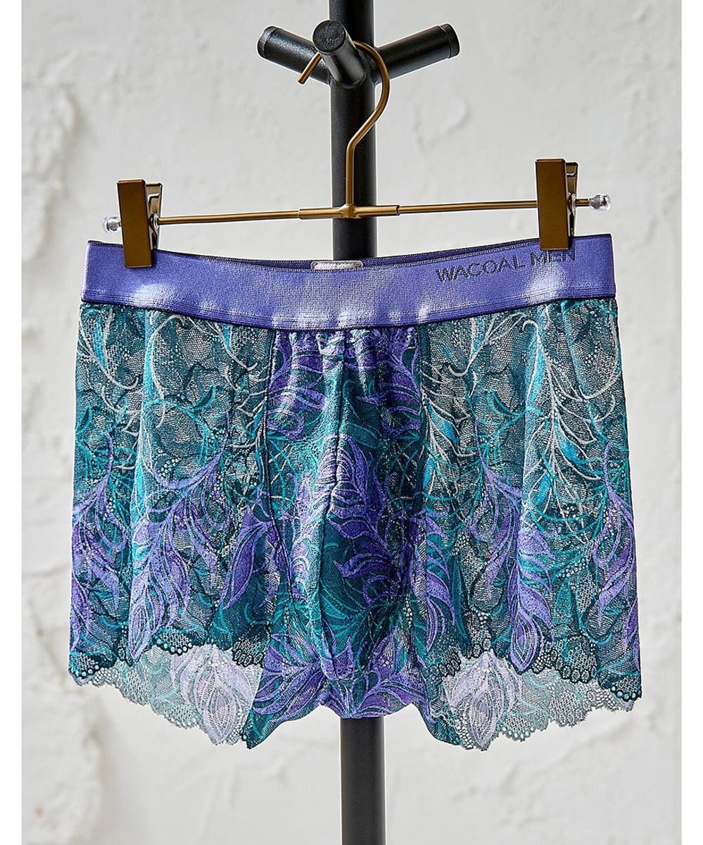 WACOAL MEN WACOAL MEN 【レースボクサー】 ボクサーパンツ フロント快適グラマラス 通気性 スカラ始末(裾部分) 前閉じ レース 下着 メンズ WT3826 /ワコールメン 