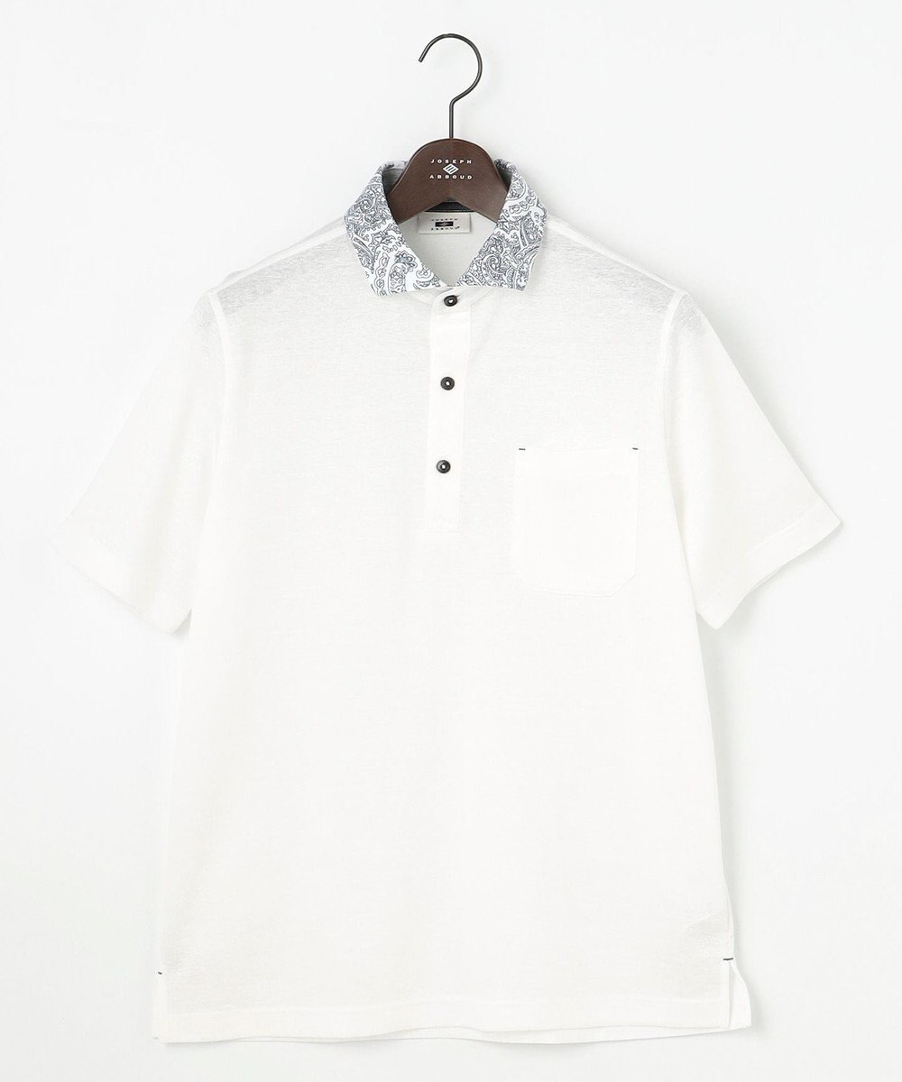 JOSEPH ABBOUD 【リネン素材/吸水速乾/日本素材】リネンハニカム ダディ ポロシャツ 