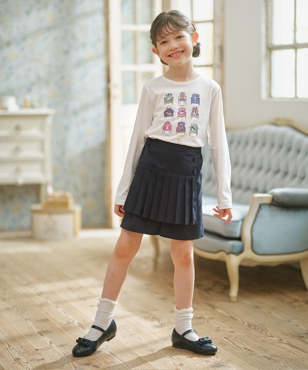 組曲 KIDS 【110-140㎝】アラカルトドッグ Tシャツ 