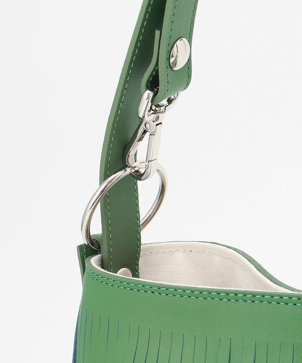 23区 【STORY7月号掲載】MARCO MASI レザーキャンバスコンビ ショルダーバッグ 