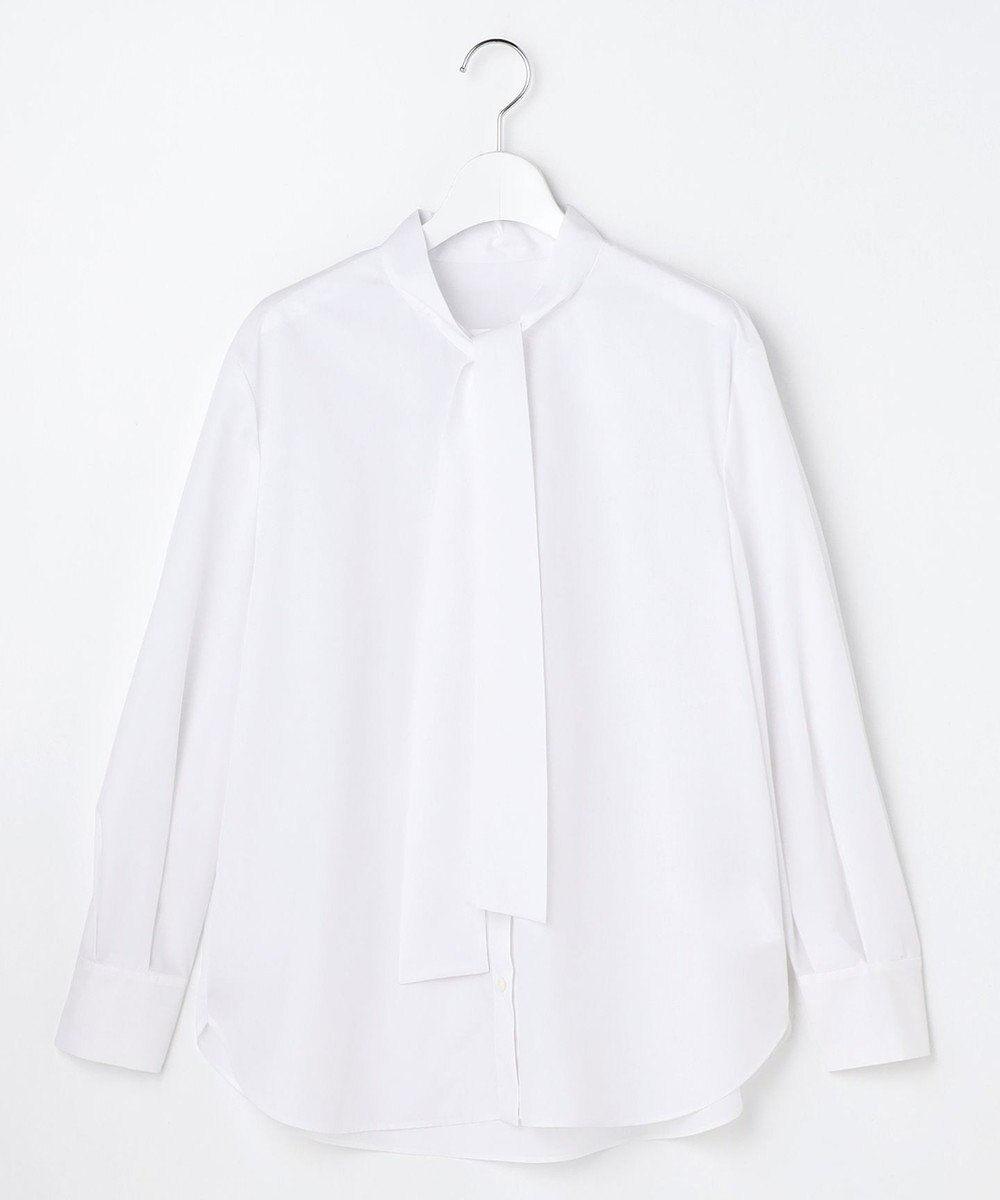 自由区 L 【カタログ掲載】ナチュラルタッチボウタイ ブラウス 