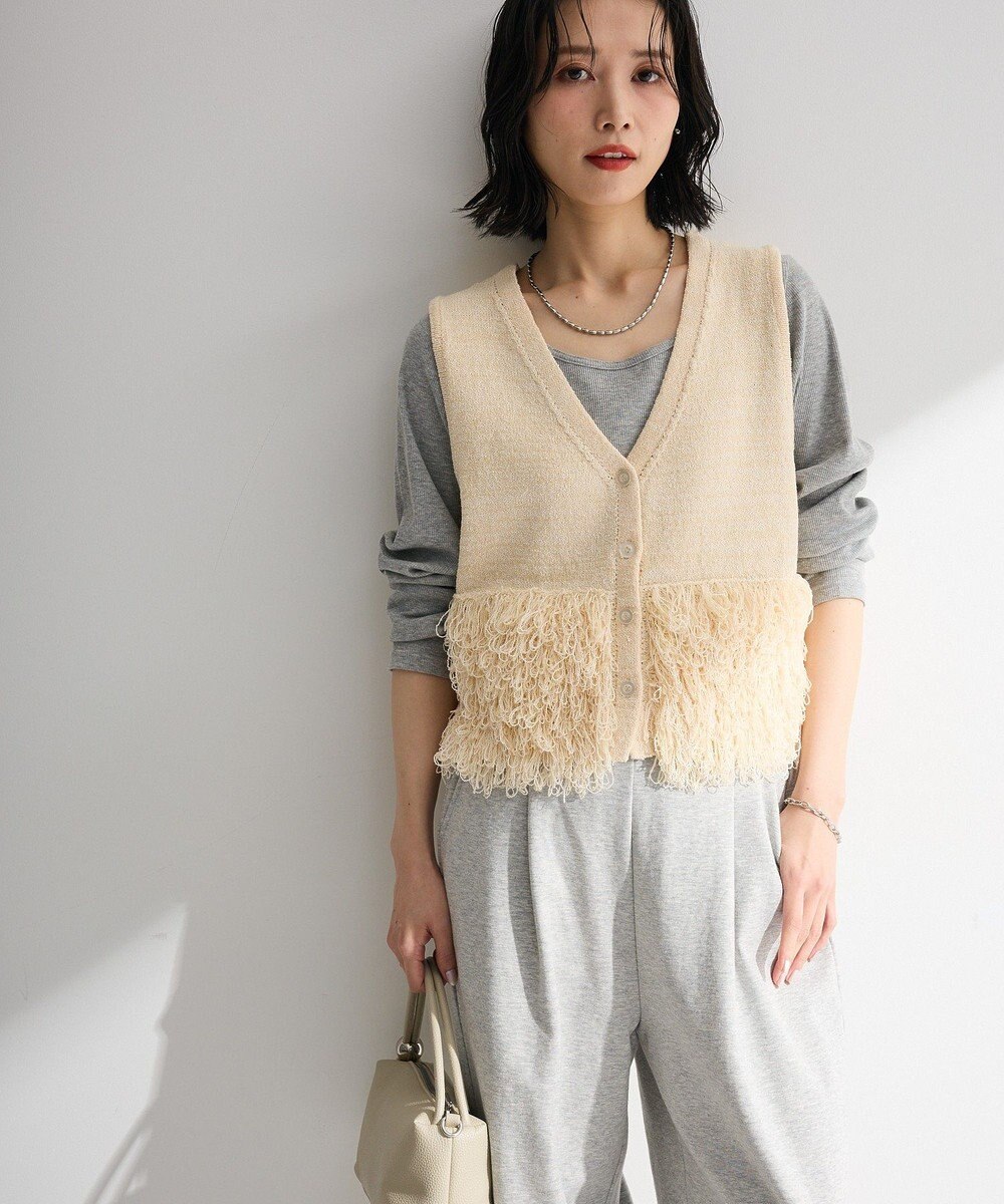 Green Parks ブークレループニットベスト 