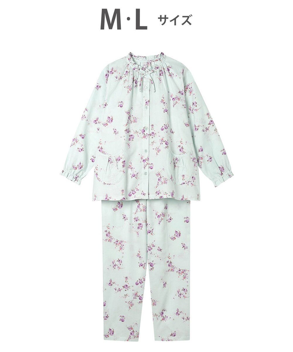 WACOAL ワコール_リラックス＆スリープ パジャマ 長袖 長ズボン 綿100%(本体) レディース KDX510 /ワコール 