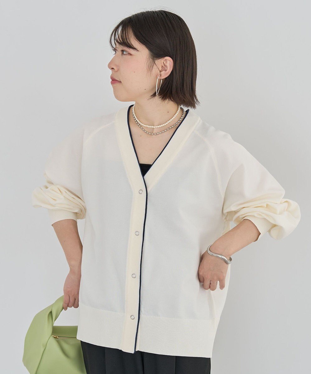 Green Parks スポンディッシュＶネックカーディガン 