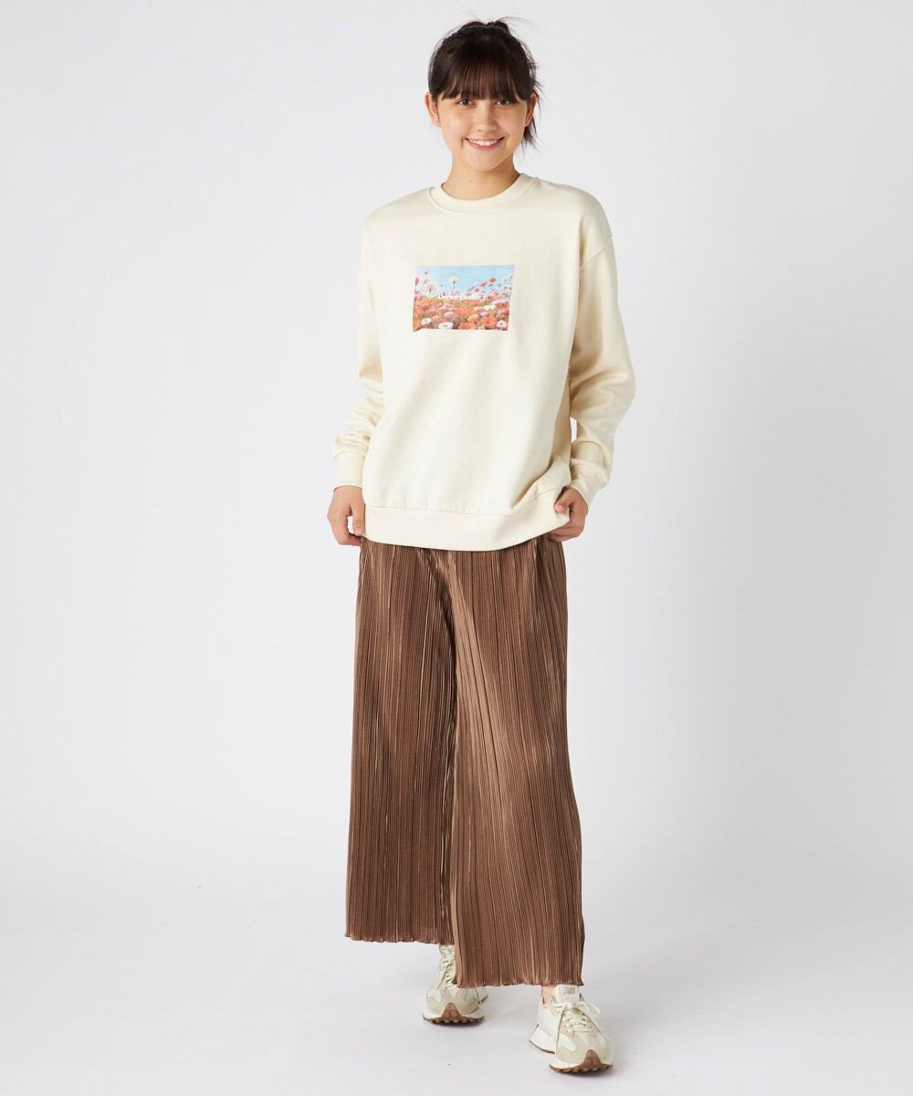 OP／FILA 【ocean pacific】Daily Cozy/あったか裏起毛フォトプリントスウェット 