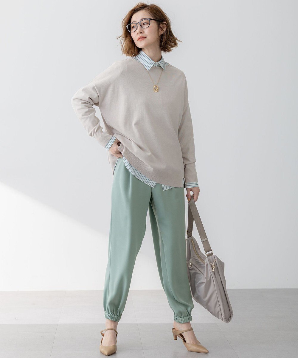 23区 【CLASSY.5月号掲載/洗える】CANCLINI ベーシック シャツ 