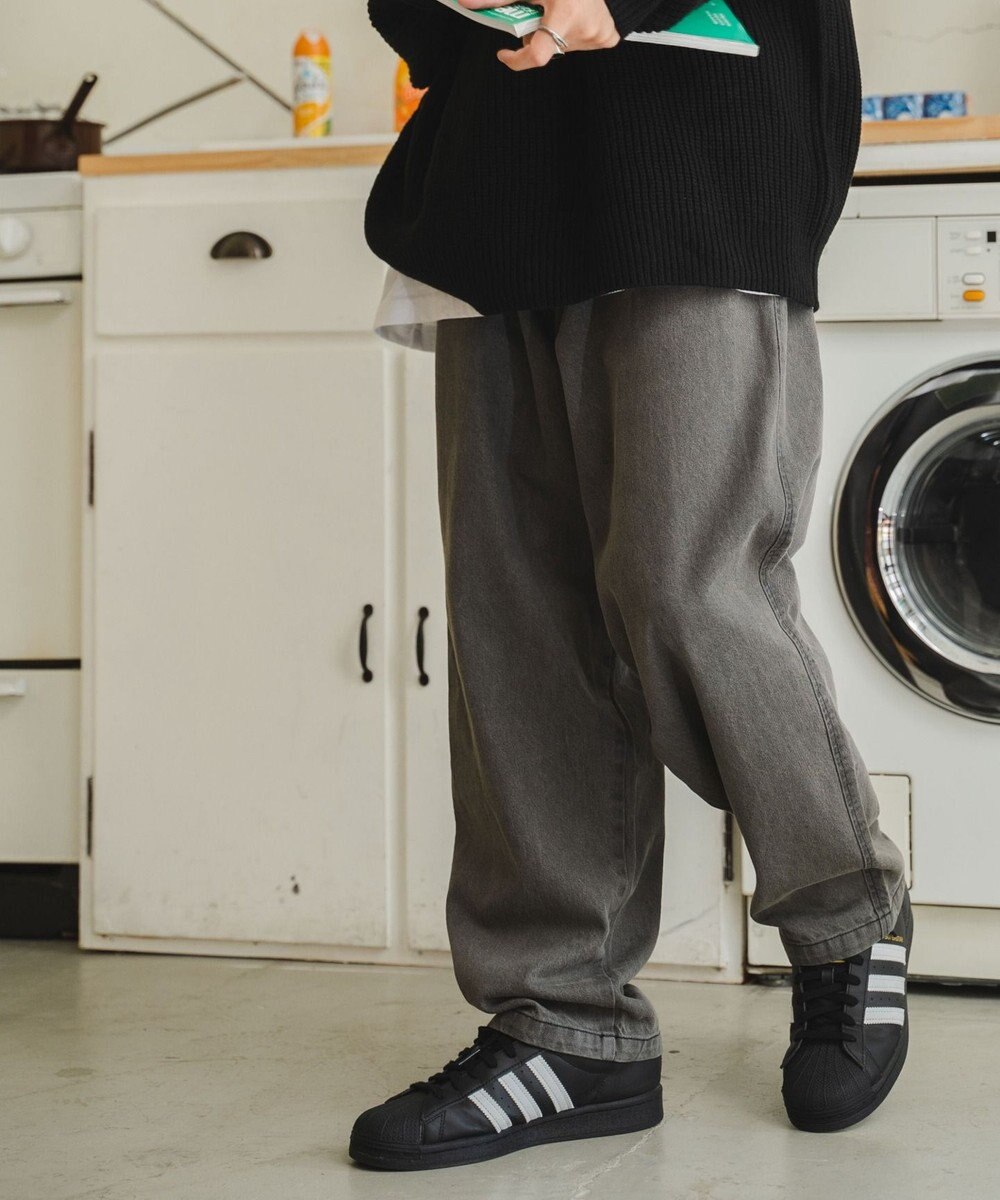 WEGO デニムイージーワイドパンツ 