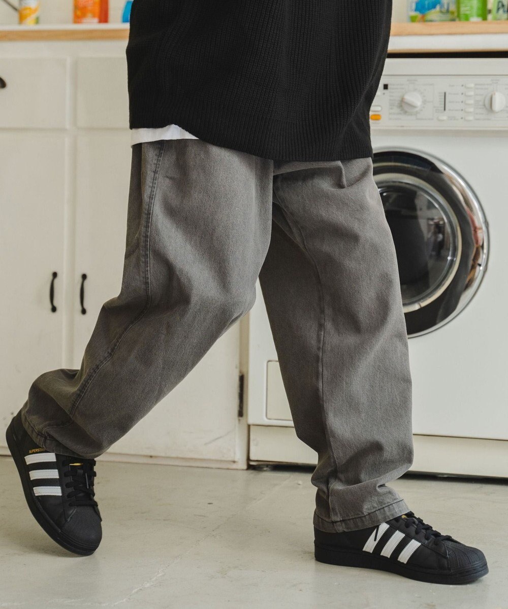 WEGO デニムイージーワイドパンツ 