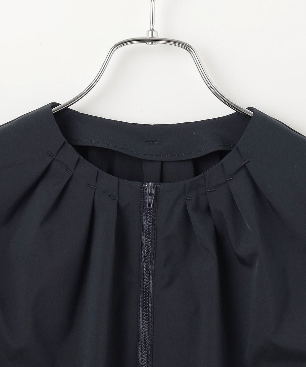 #Newans 撥水加工/UVカット機能付きペプラムライトブルゾン 