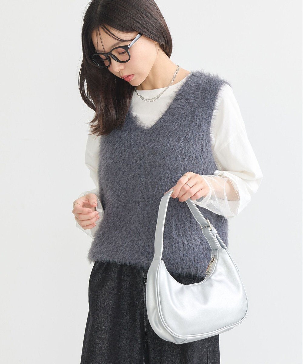 earth music&ecology シャギーベスト 