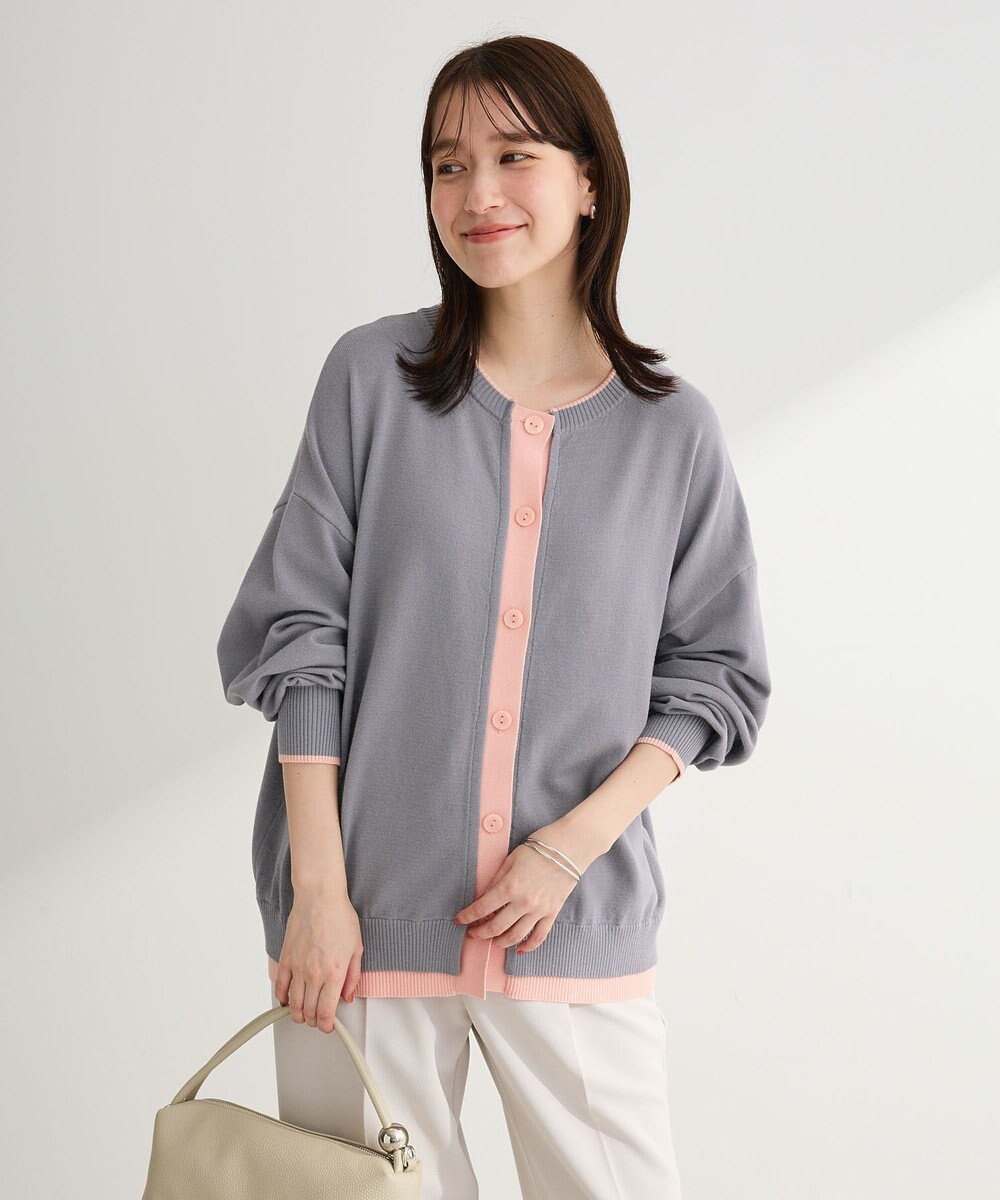 Green Parks アンチピリング前後２Ｗａｙニットカーディガン 