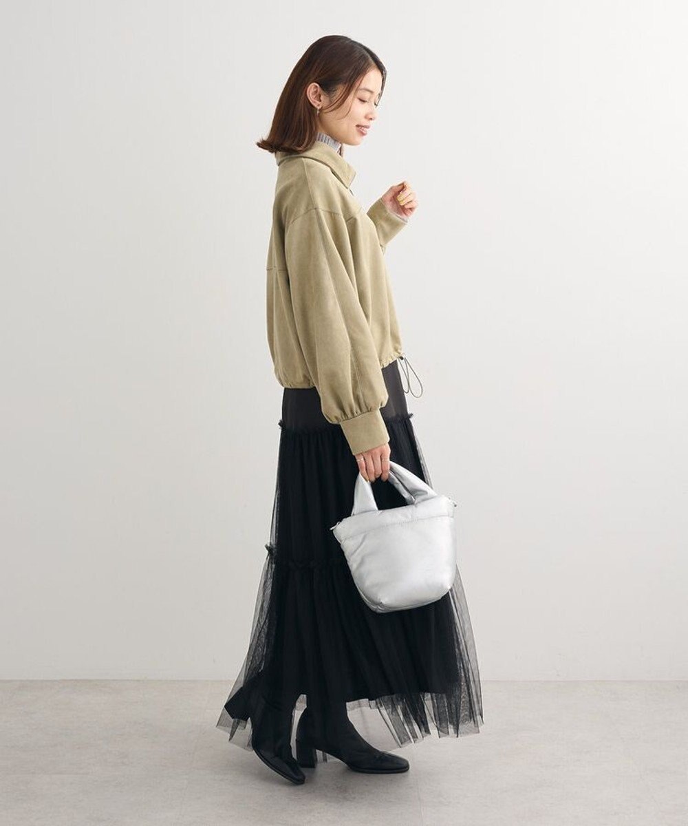 Green Parks スウェード調トラックジャケット 