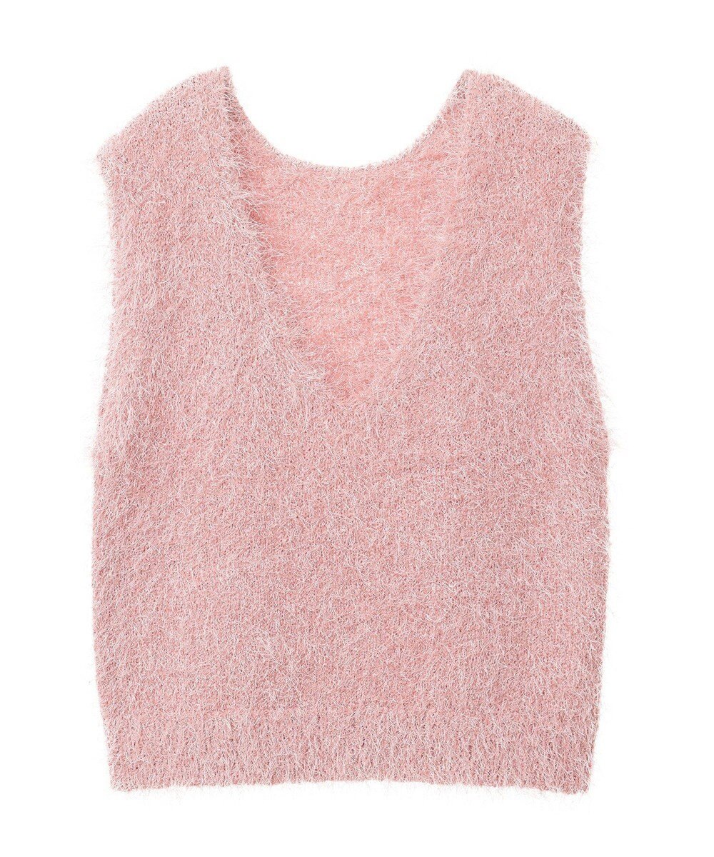 AMERICAN HOLIC 選べる丈２サイズ前後２ｗａｙシャギーベスト 