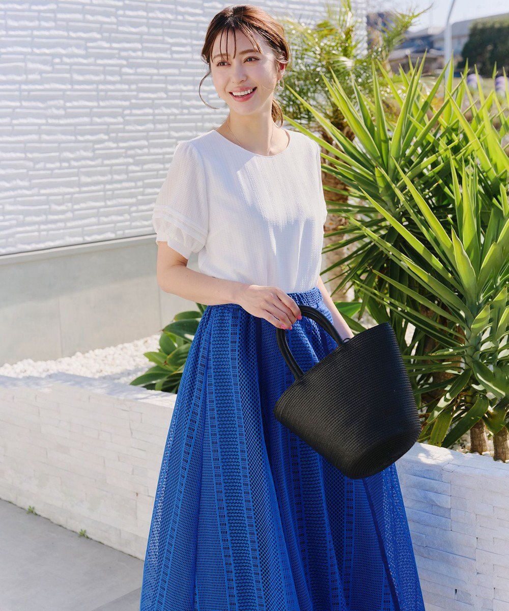 Tiaclasse ラインレーススカート 