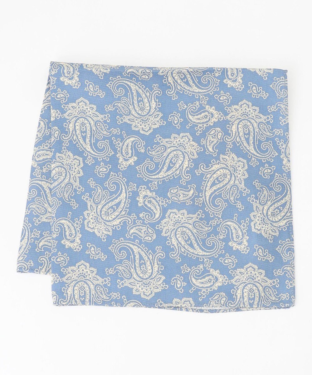 J.PRESS MEN ペイズリーハンドプリント チーフ 