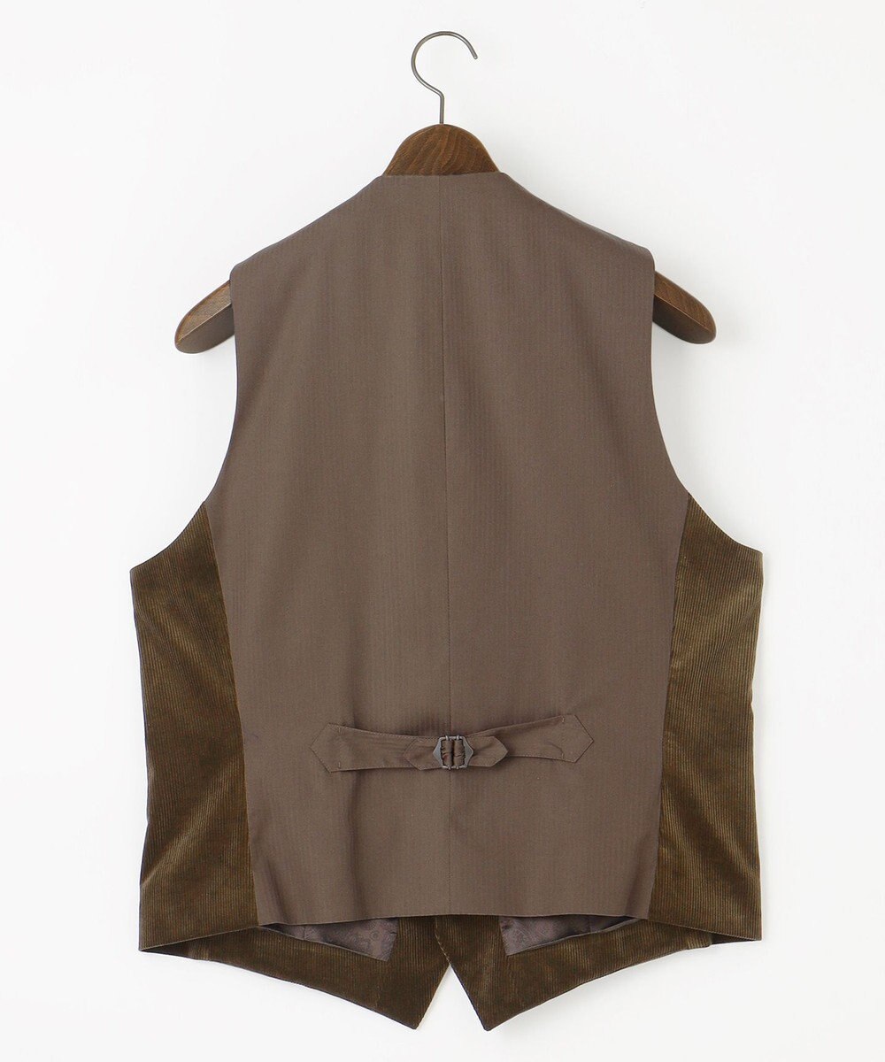 JOSEPH ABBOUD 【遠州産素材/オーガニックコットン】ソフトコーデュロイ ベスト 