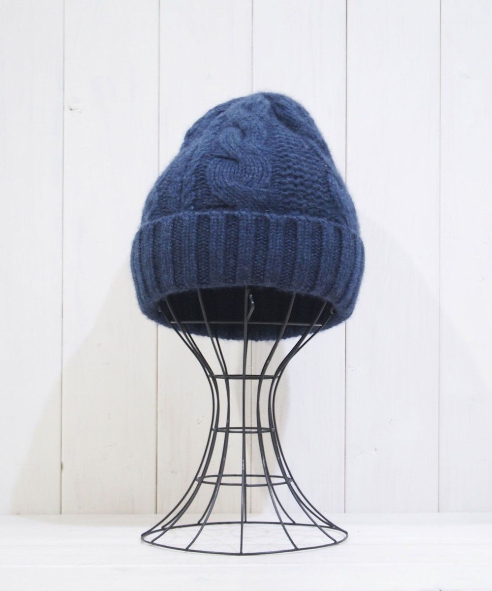 石田製帽 〈新色追加！〉カシミヤニット アラン編みワッチN ニット帽 