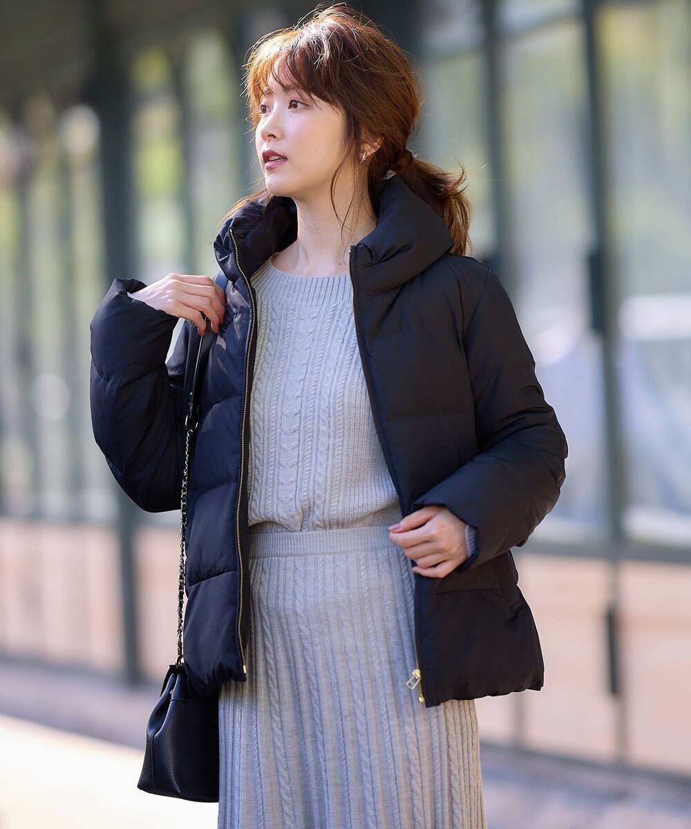 ANY SIS L 【洗える】エコファイバーミックスショート ダウン 