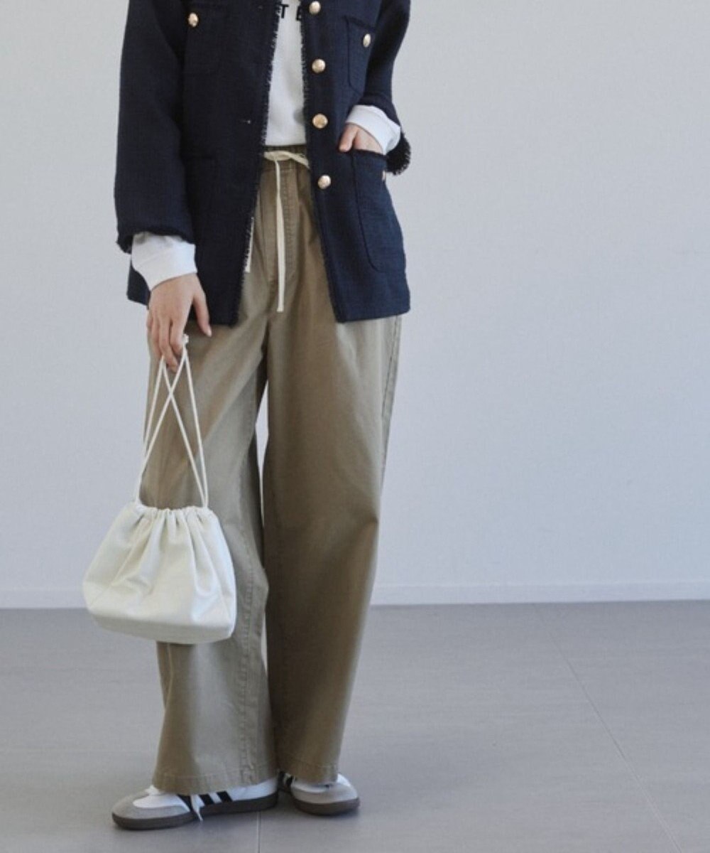 WEGO 【ANGIE VINTAGE】ツイルイージーパンツ 