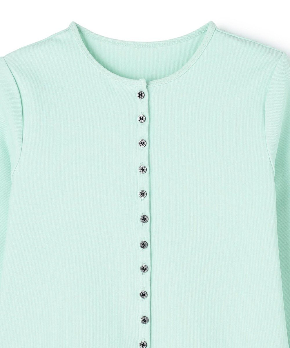 UNFILO ドライタッチリブ カーディガン 