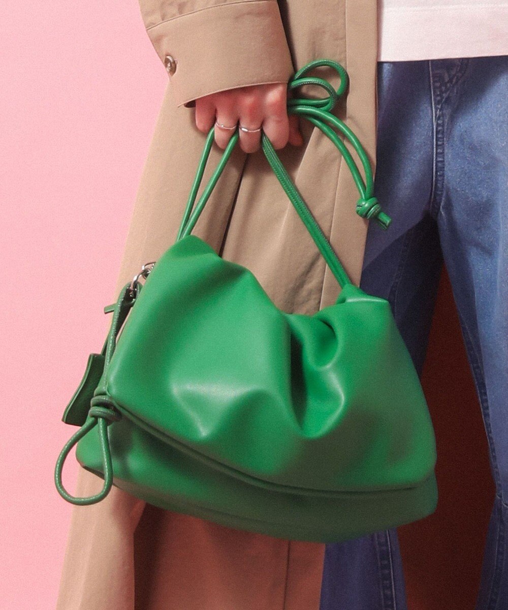 Green Parks パテッドドロストショルダーバッグ 